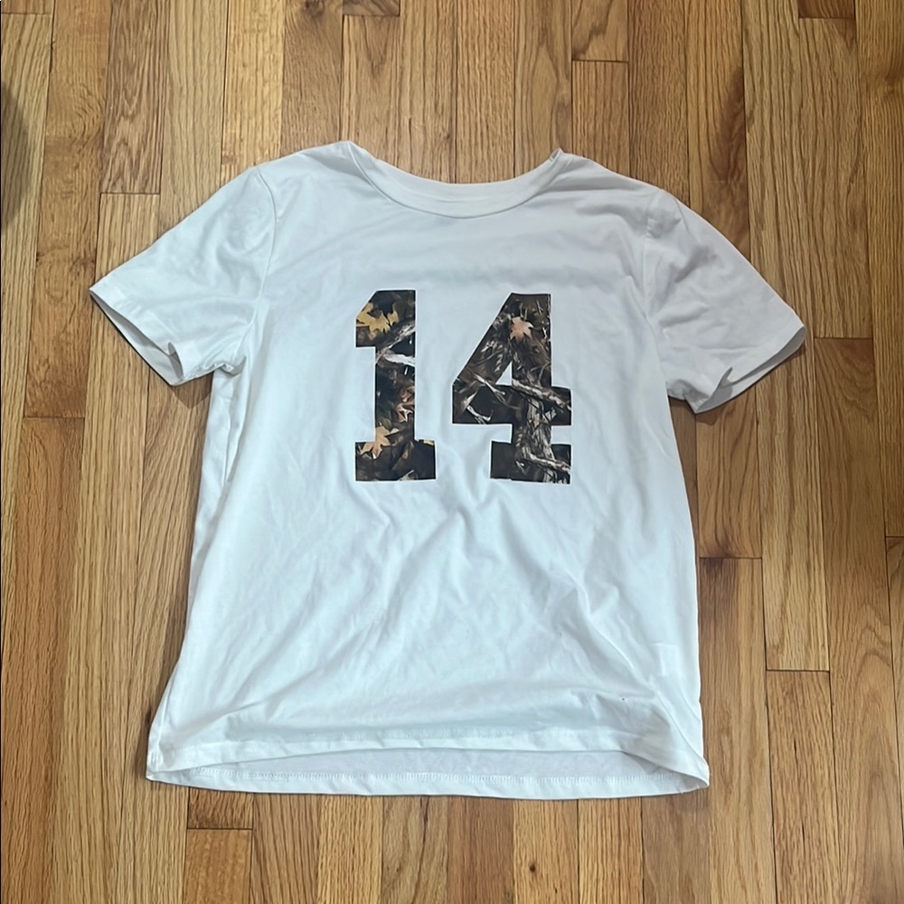 White Camo Graphic T-Shirt